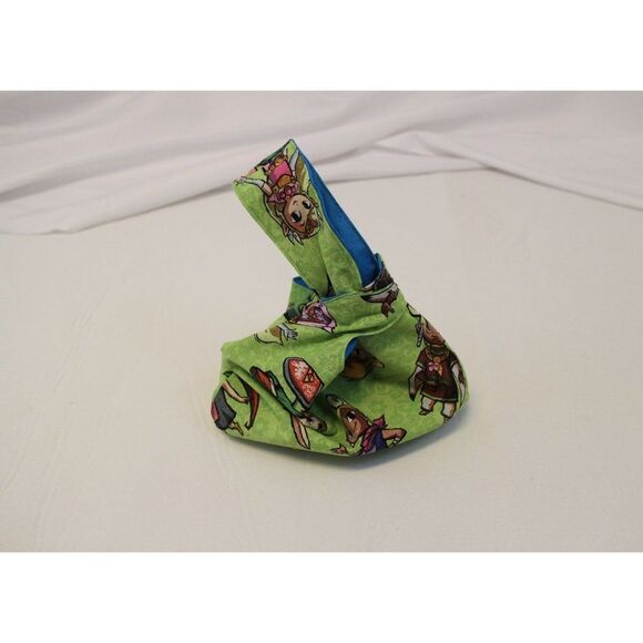 Reversible Zelda Windwaker Cotton Japanese Cotton Knot Bag - Picture 2 of 4